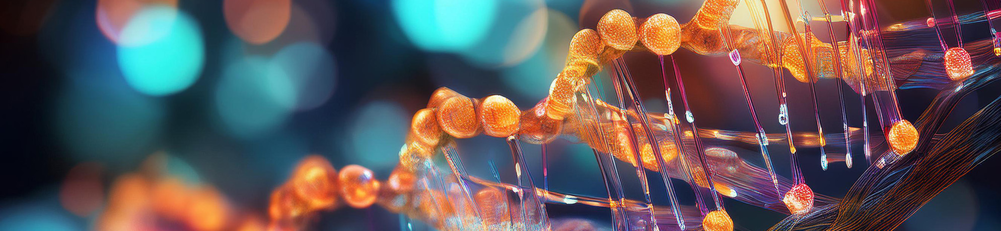 Abstract depiction of DNA