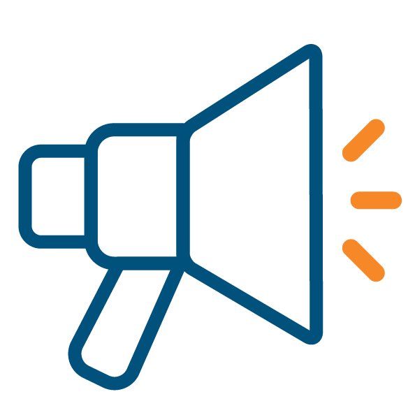 Icon of a bullhorn