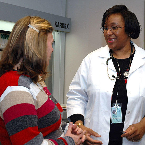 Female doctor with Female Patient