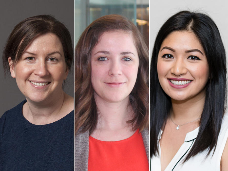 DCEG Cancer Health Disparities Research Awardees: Jessica Madrigal, Cody Ramin and Jacqueline Vo