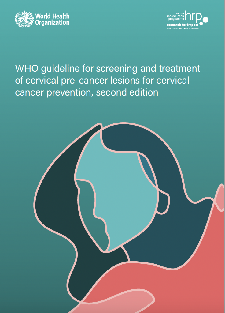 WHO guideline for screening and treatment of cervical pre-cancer lesions for cervical cancer prevention, second edition cover