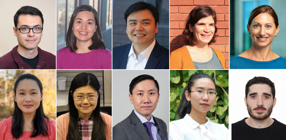 Collage of 10 portrait photos of the 2022 DFARE winners