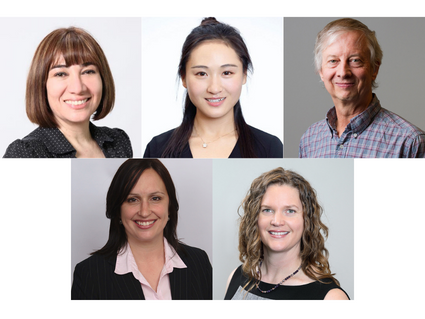 Picture of Drs. Constanza Camargo, Yingxi Chen, Michael Dean, and Julia Gage, Jill Koshiol.