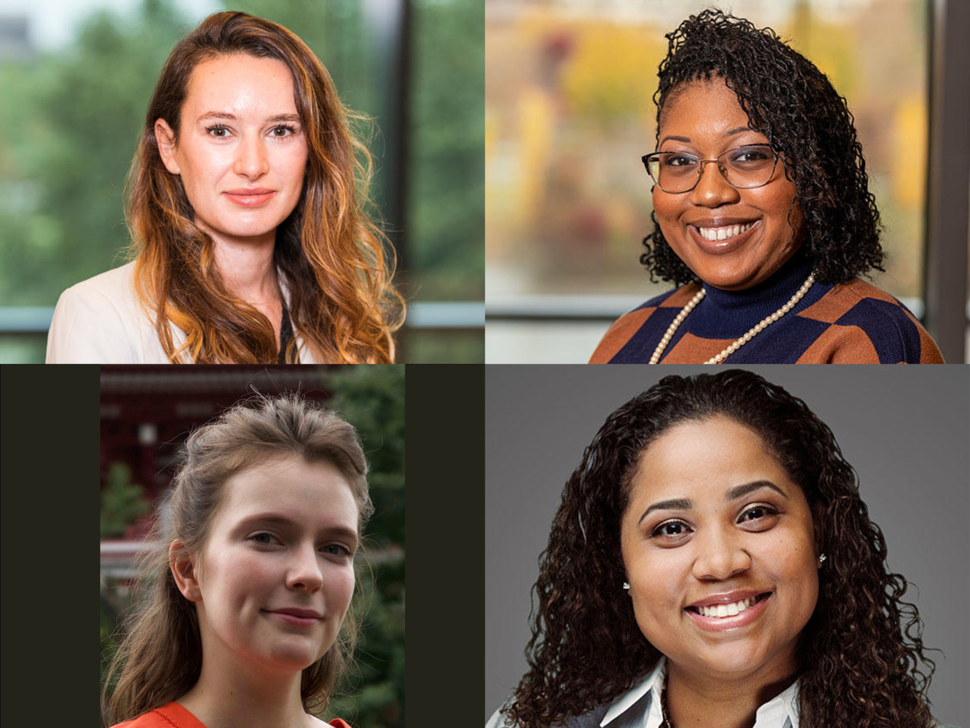 Headshots of Batel Blechter, Courtney Dill, Lola Étiévant, and Jennifer McGee-Avila. 