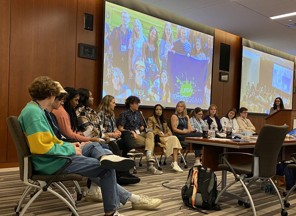 Teens with Li Fraumeni Syndrome field questions from the audience of clinicians, researchers, and parents.