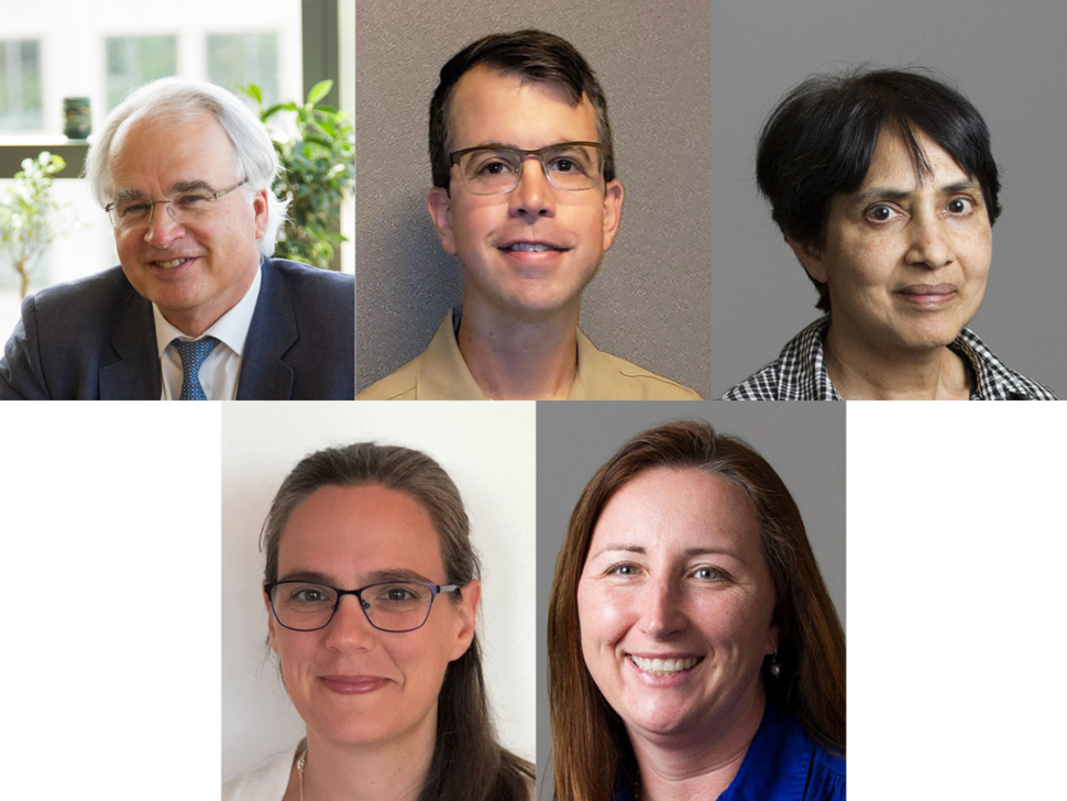 Headshots of award recipients: Stephen Chanock, Matthew Gianferante, Neelam Giri, Lisa McReynolds, Sharon Savage