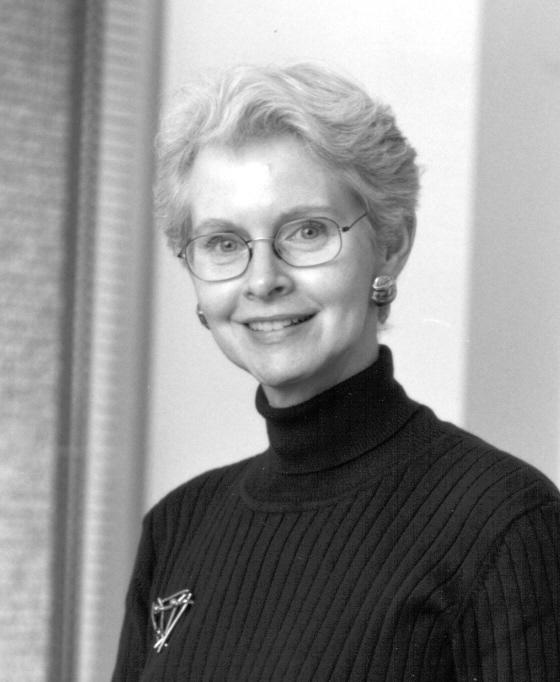 black and white photograph of Dilys Parry