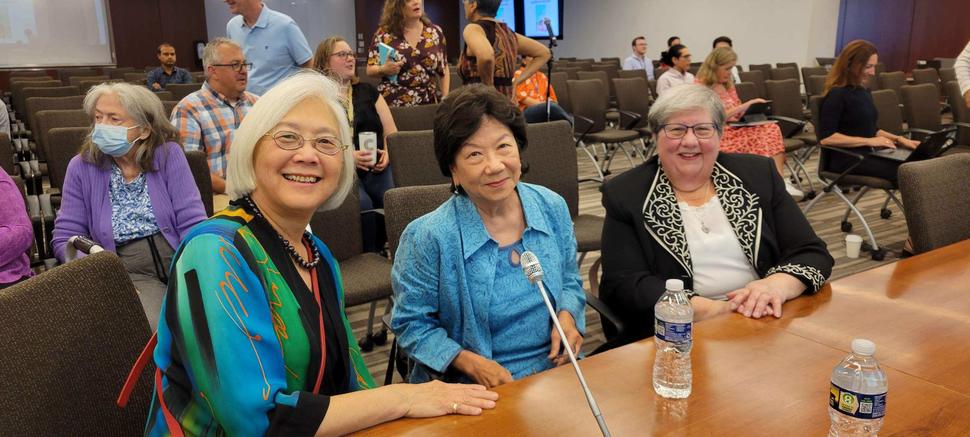 Photograph of three women