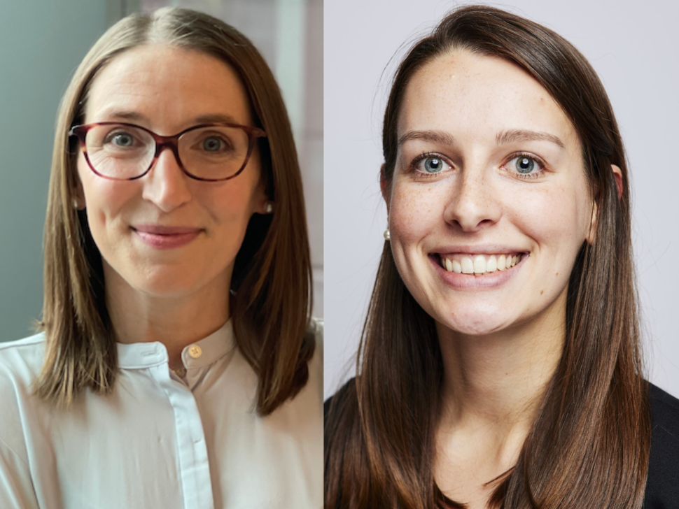 photograph of megan frone and jessica Hatton