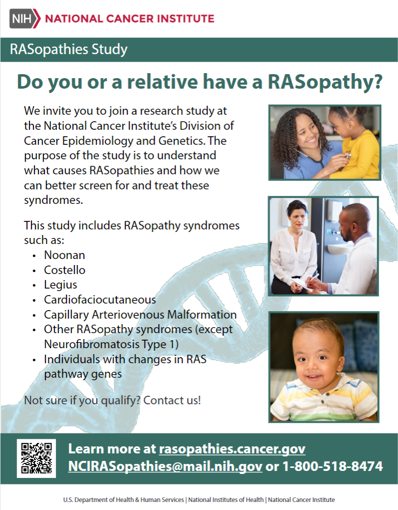 Les Rasopathies Advancing RASopathies Research - NCI