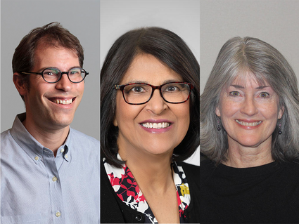 Headshots of Drs. Freedman, Sinha, and Ward