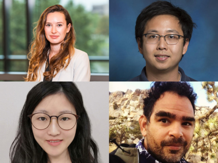 2023 IRA awardees: Batel Blechter, Thong Luong, Ting Zhang, and Richard Remigio. 