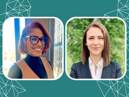 Quiera Booker and Alexandra Harris