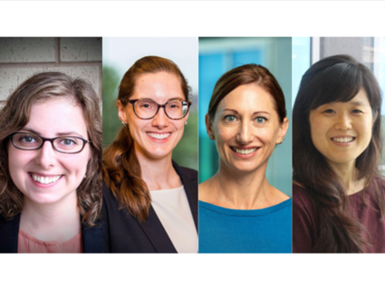 2024 DCEG winners of the intramural research awards: Drs. Kamenetsky, Mendez, Rising, and Yano.