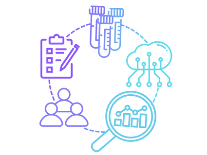 graphical icon describing cohort studies