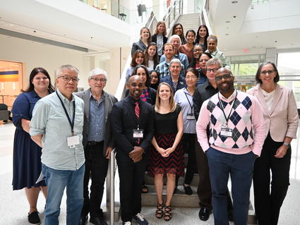2024 iCURE scholars stand for picture with their PIs and NCI leadership