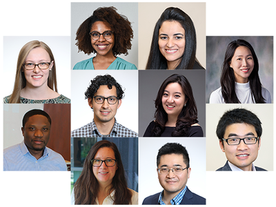 Image of 10 fellows' headshots