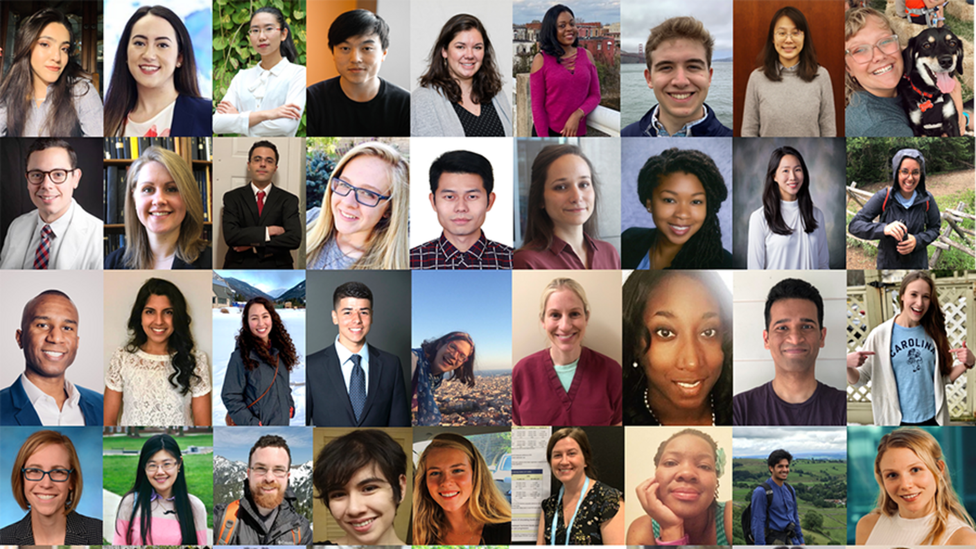 A collage of all new fellows who joined DCEG from 2020 and January, February of 2021.