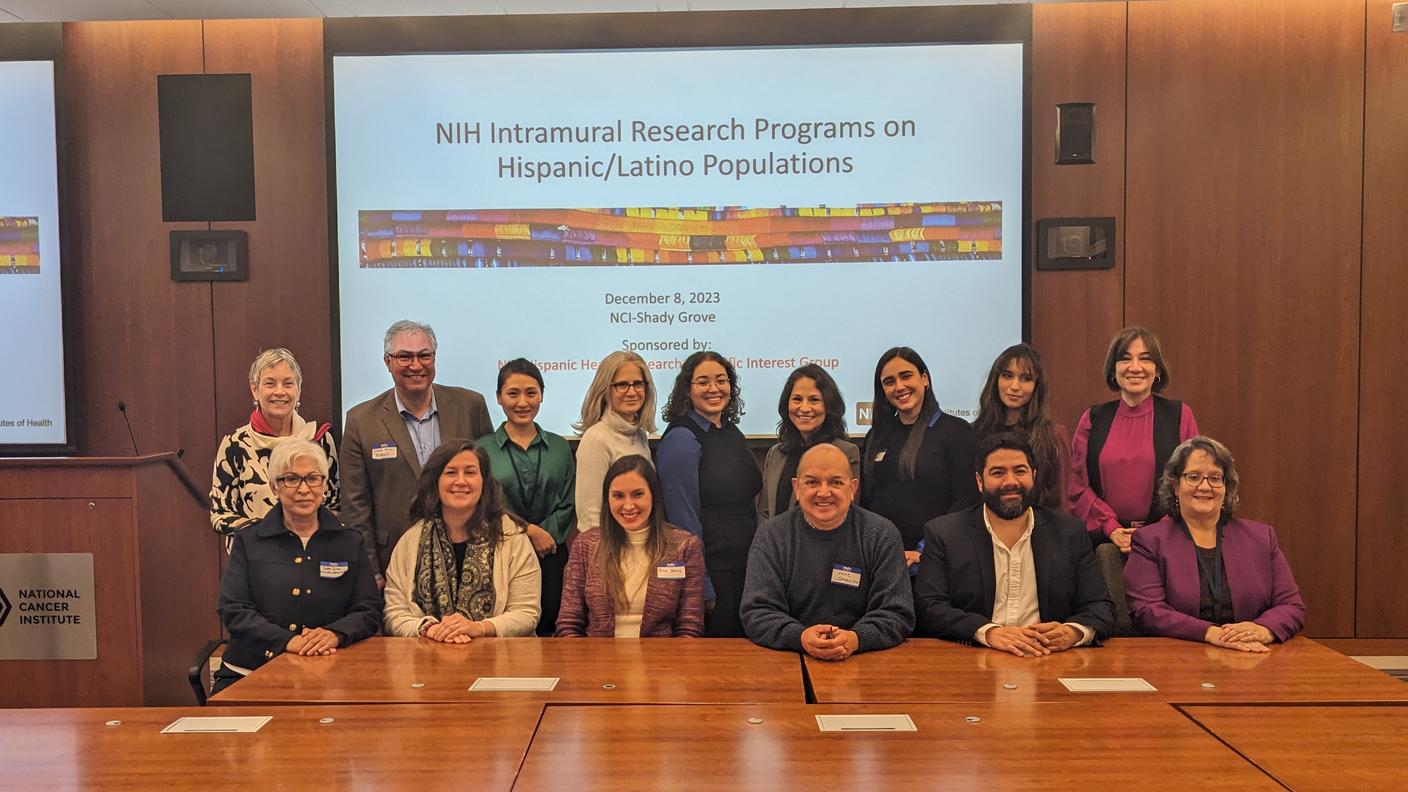 Speakers and organizers of the NIH intramural Research on Hispanic/Latino Populations Meeting