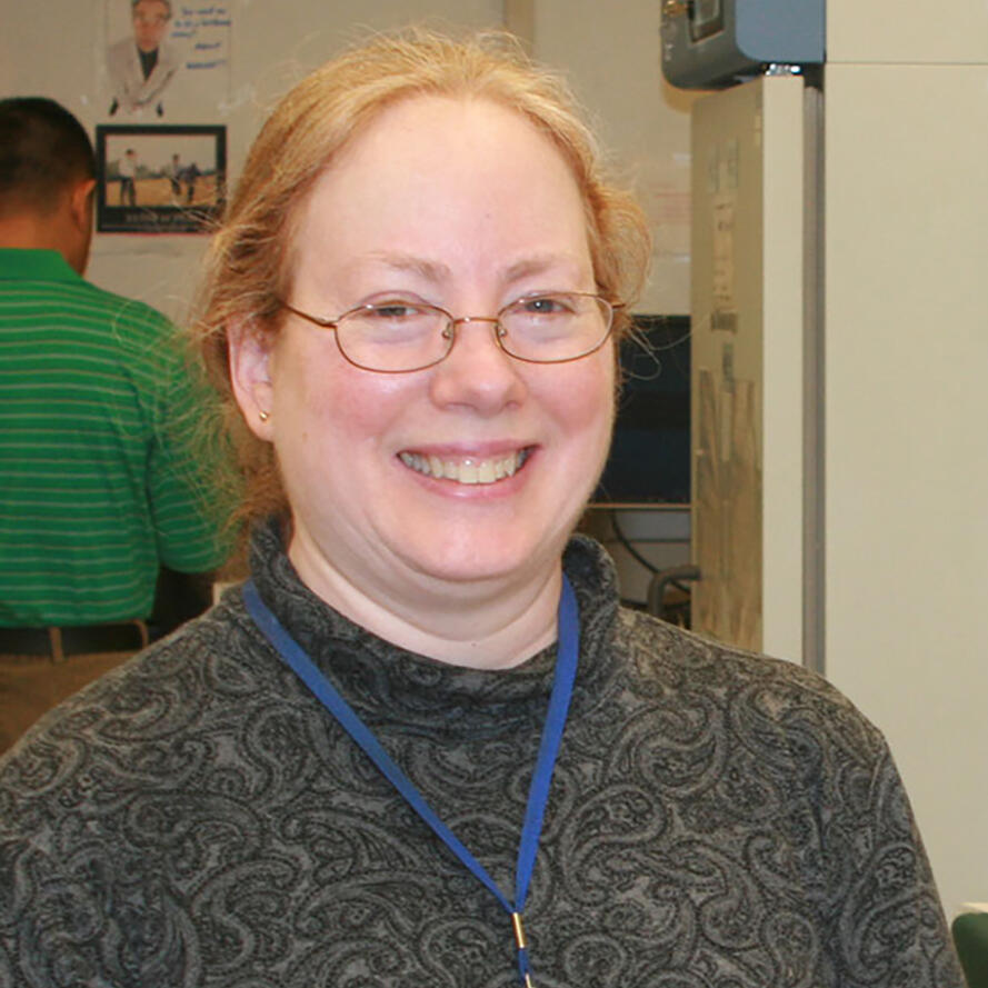 Irene Collins in the Laufey Amundadottir Lab