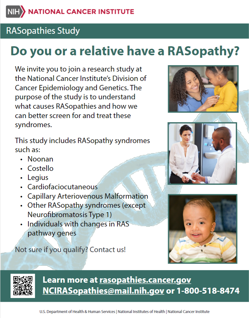 RASopathies Study flyer