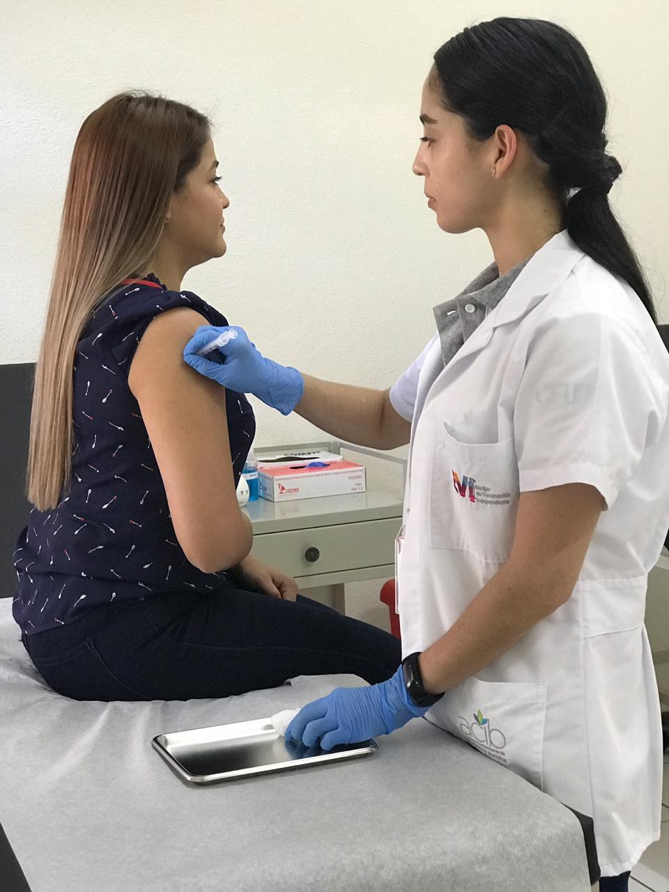 PRIMAVERA participant receiving vaccine