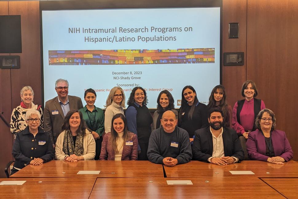 Speakers and organizers of the NIH intramural Research on Hispanic/Latino Populations Meeting