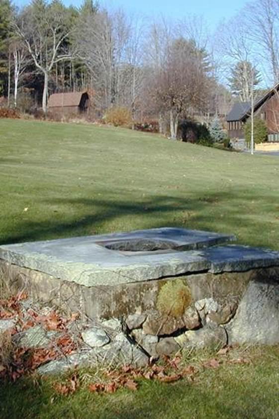 photograph of private well in New England