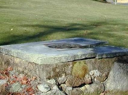 photograph of private well in New England